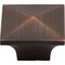 Jeffrey Alexander 1-1/4" Overall Length Brushed Oil Rubbed Bronze Pyramid Cairo Cabinet Knob 595DBAC - alternate 5